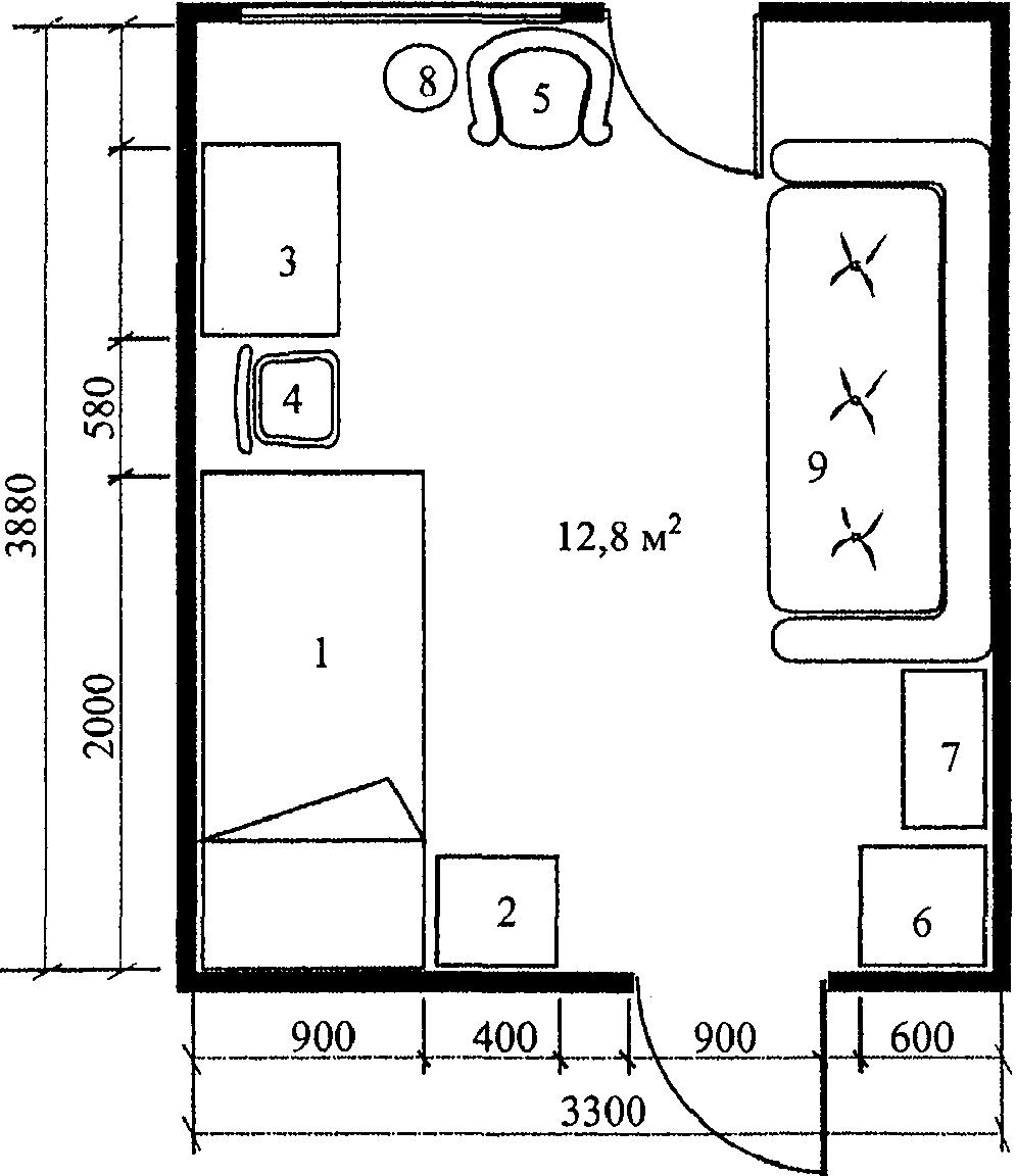 Схема Комнаты