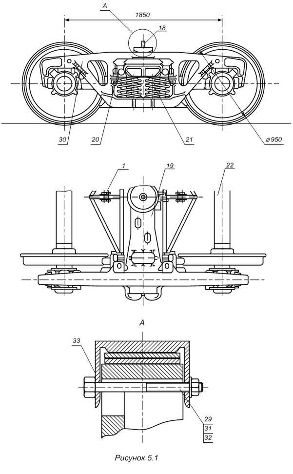 Осмотр тележки. Тележка грузового вагона 97-71. Основные узлы тележки грузового вагона 18 522. Устройство поворотного механизма опорной тележки товарного вагона. Перечислите узлы грузовой тележки.