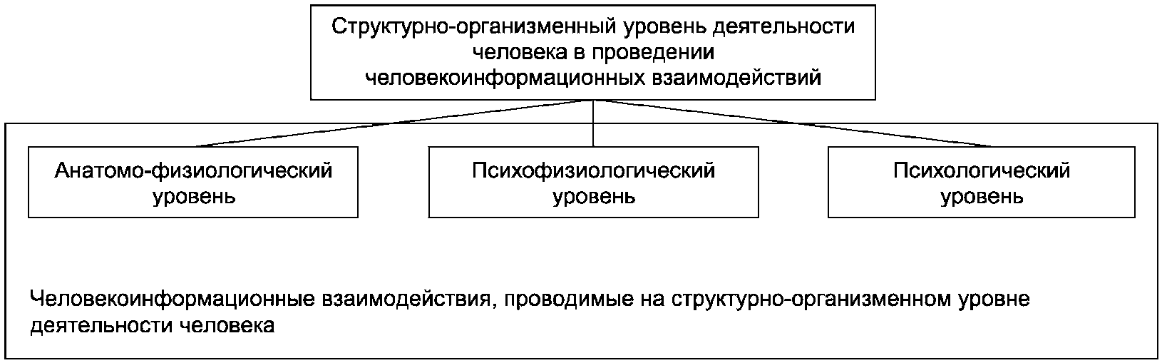 Уровни деятельности человека