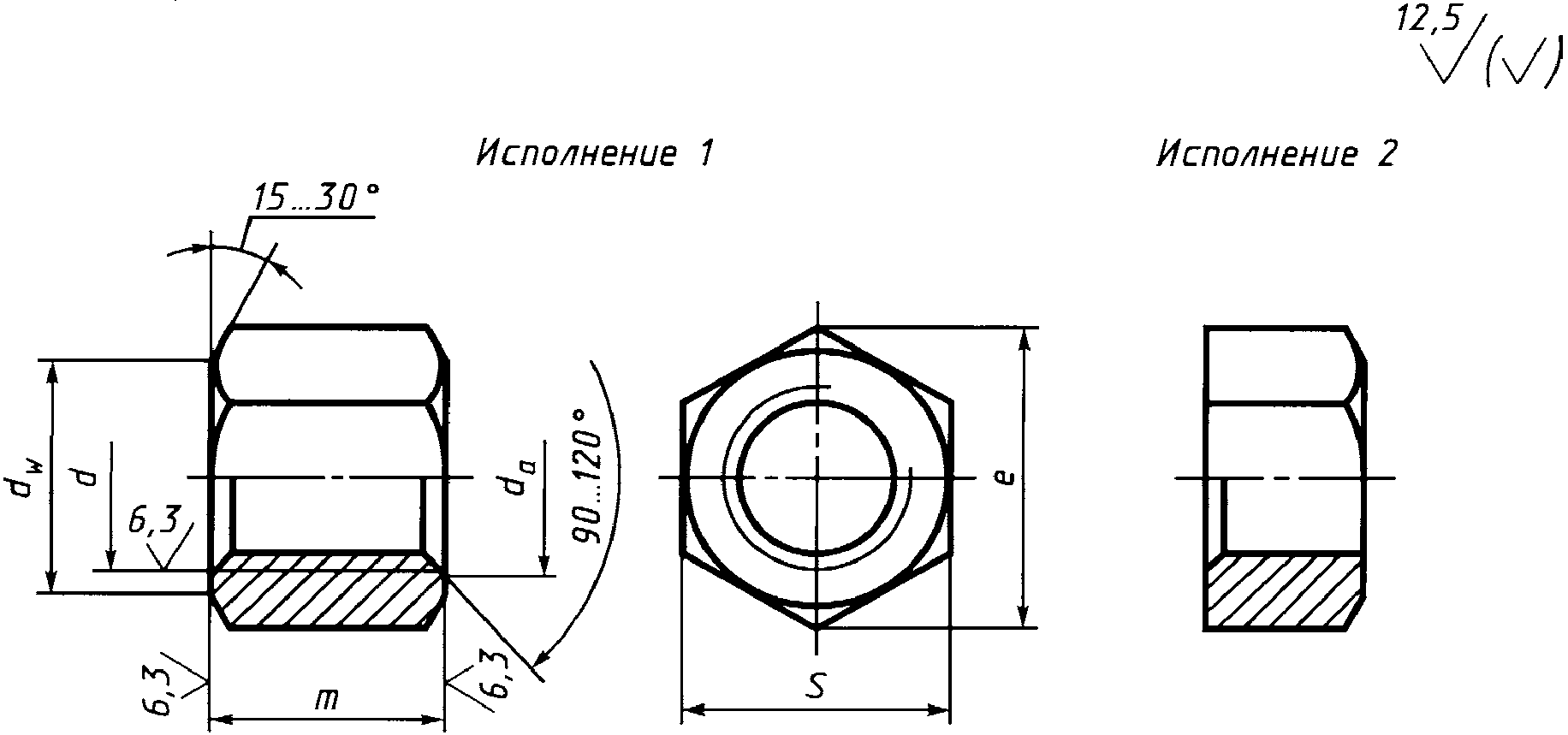 Гайки с уменьшенным размером. Гайка 15522. Гайка м20 8.8 40х размер.