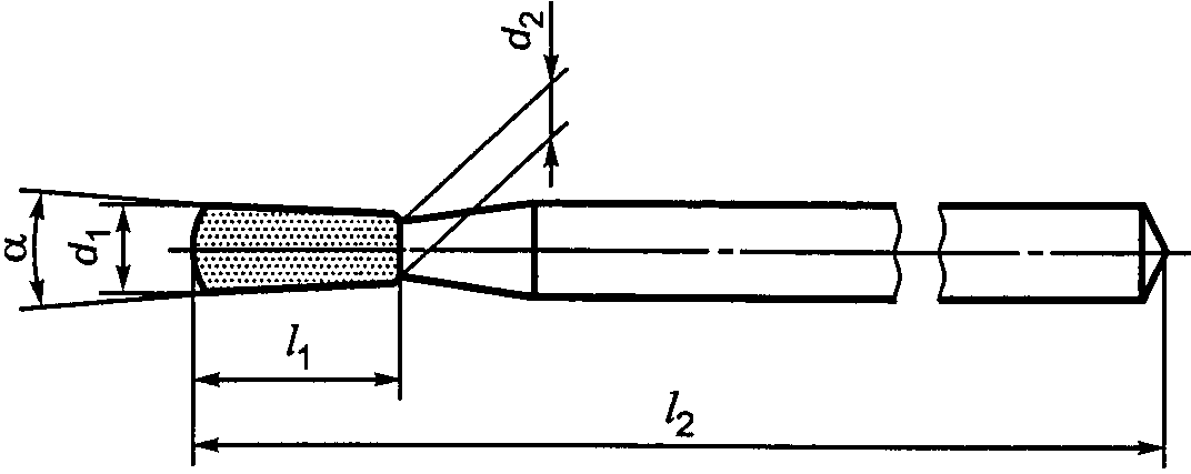 Р исо 8676. Обратная конусность метчика. Обратный конус.