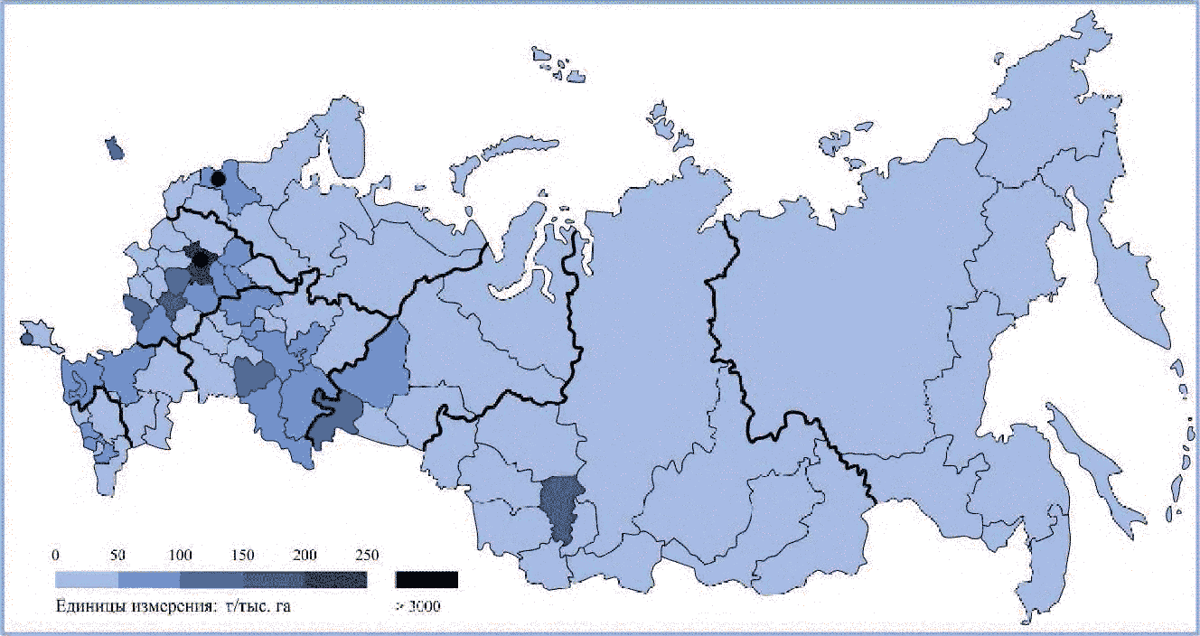 Карта выбросов в атмосферу