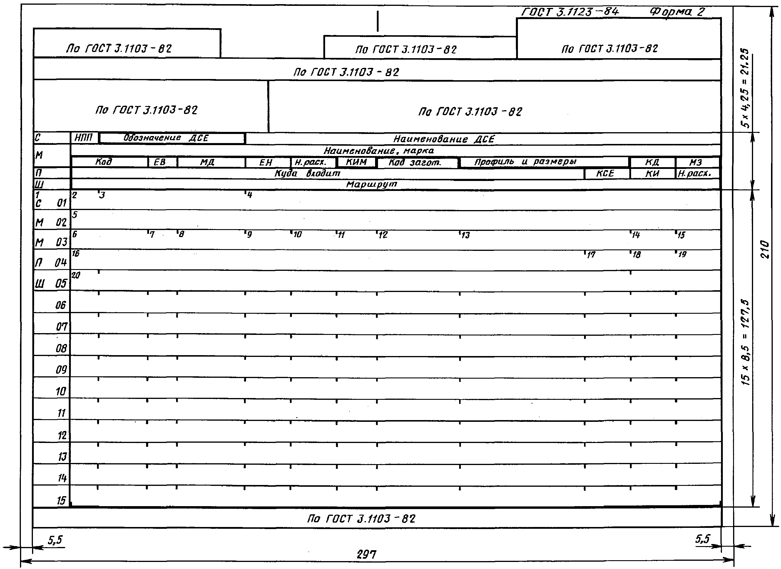 Комплектовочная ведомость образец гост excel