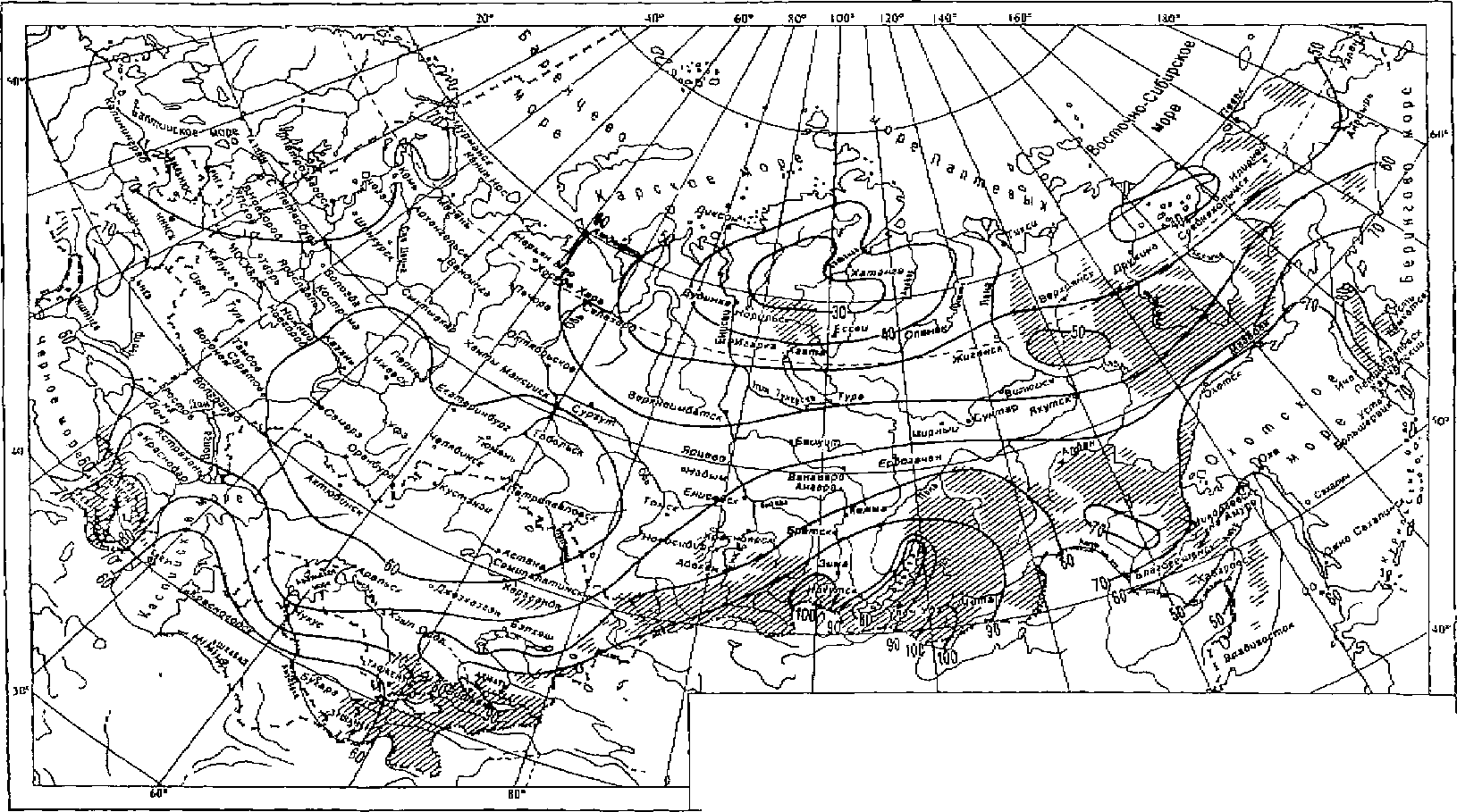 Карта климатического районирования