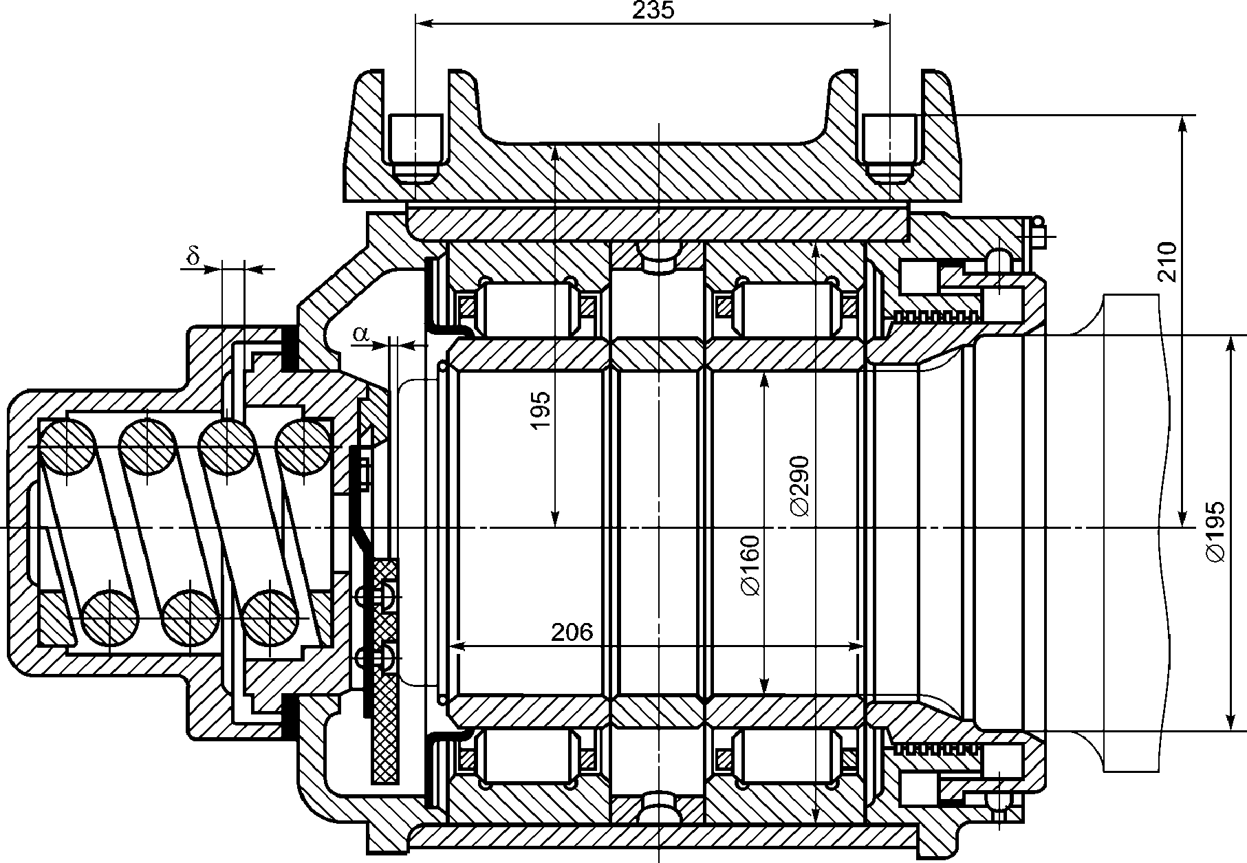 Чертеж колесная пара тгм 4