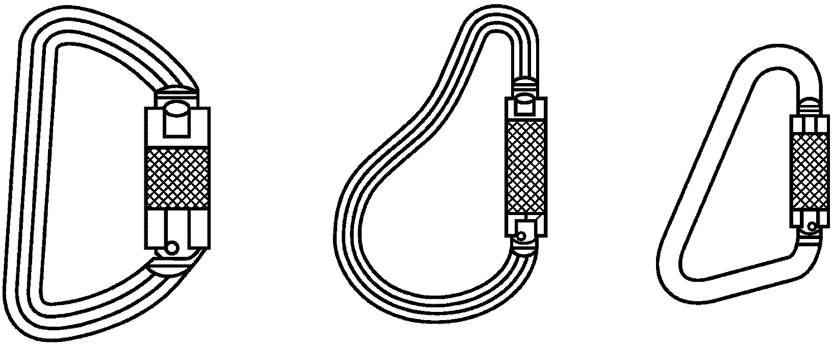 Карабин стандартный круглого сечения раскрытие 30 мм. Ен 362 2008. Карабин монтажный малый. Средства индивидуальной защиты от падения с высоты. Карабин винтовой с муфтой.