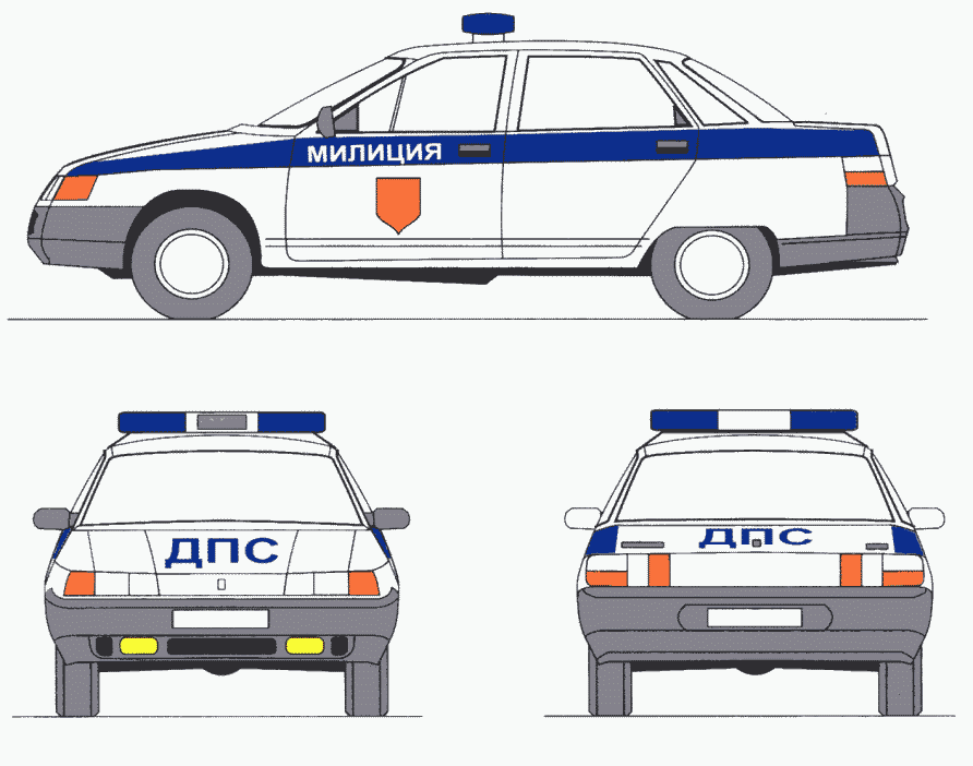 Цветографическая схема полиции