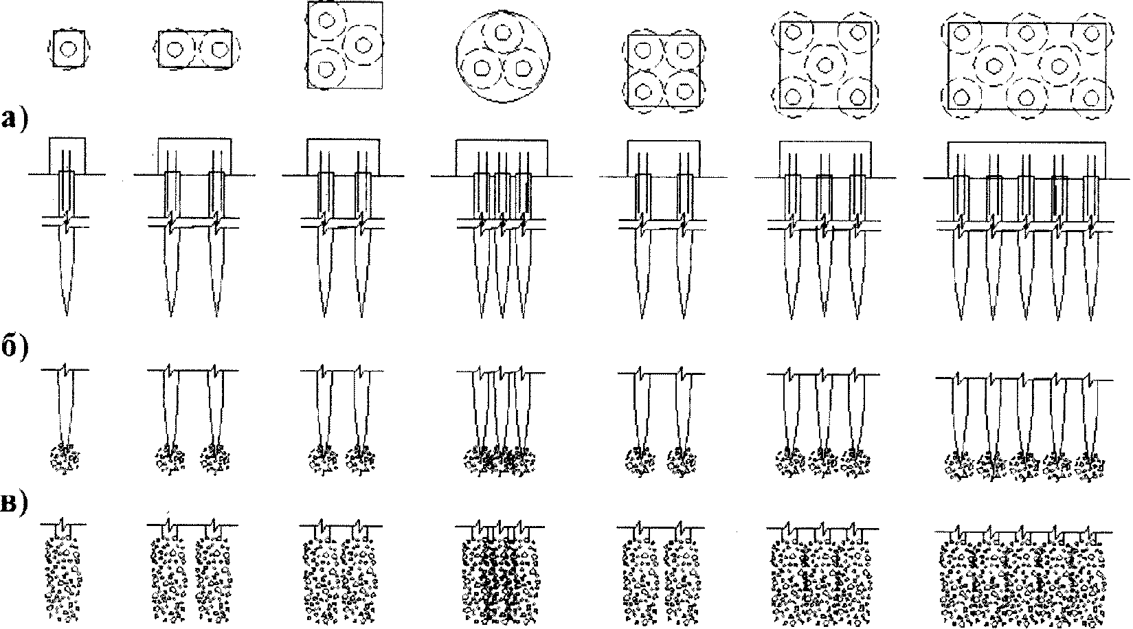 Схемы отдельных линий. Схема отверстий для НРС-1.