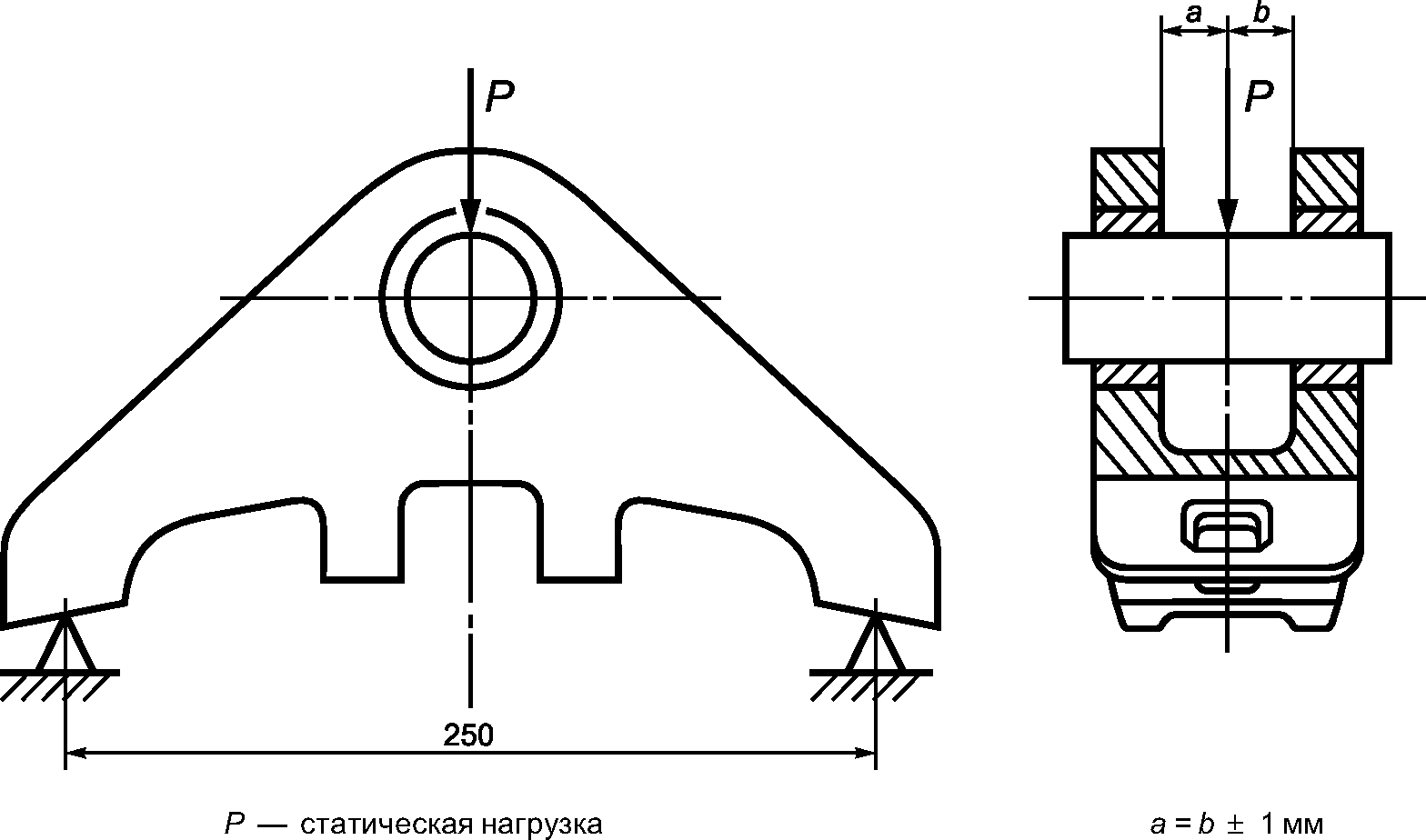 Чека тормозной колодки чертеж