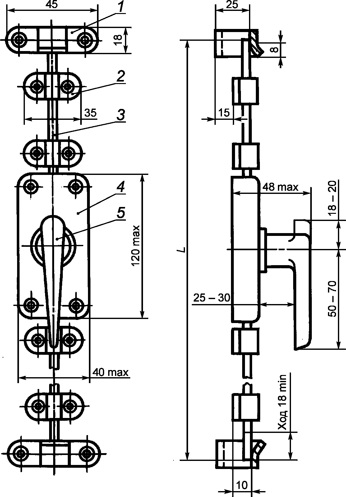 5090 2016. Технические условия для деревянных окон. Завертка оконная накладная. Дверные упоры типа уд. 5090 2016.