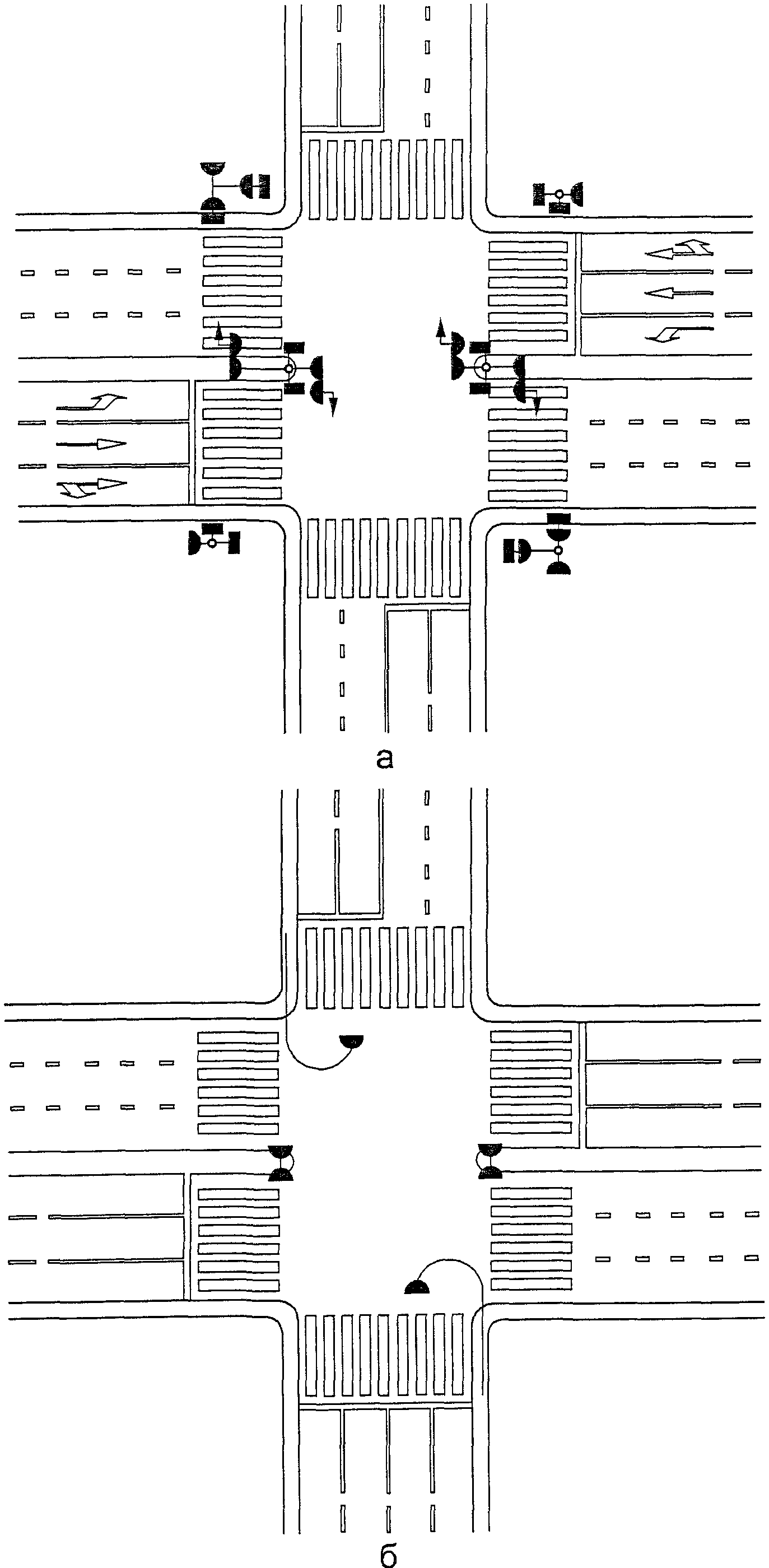 Схема дорожной разметки