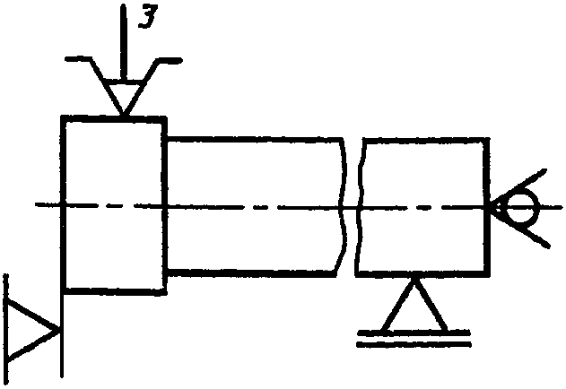 Базирование вала на чертеже