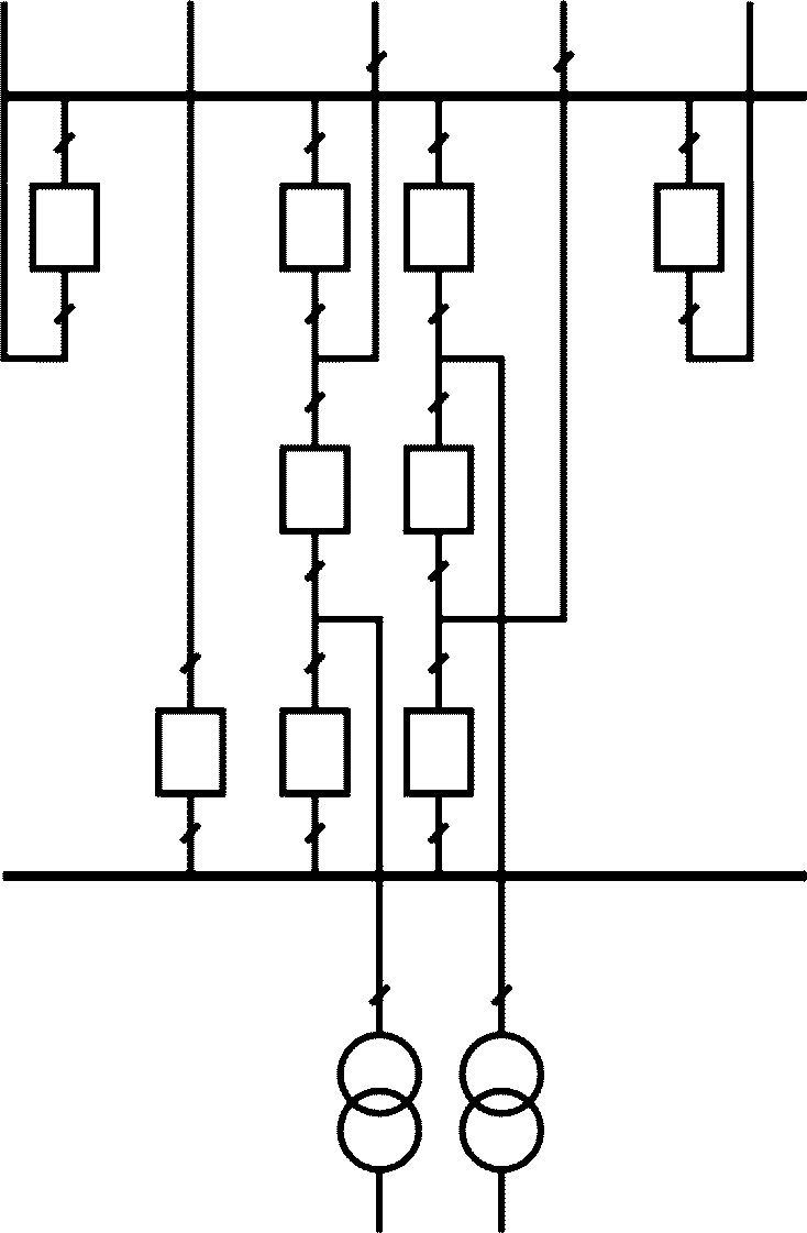 Схема 10 1 одна секционированная выключателем система шин