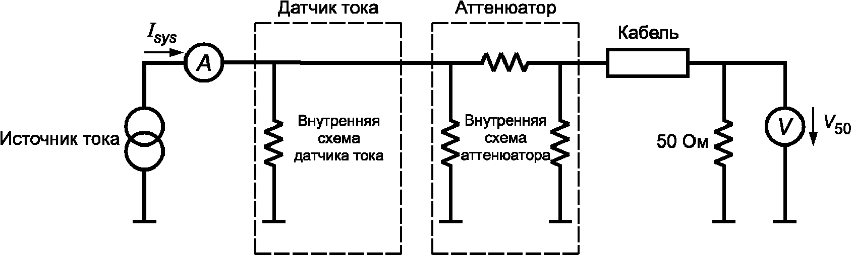 Датчик напряжения схема