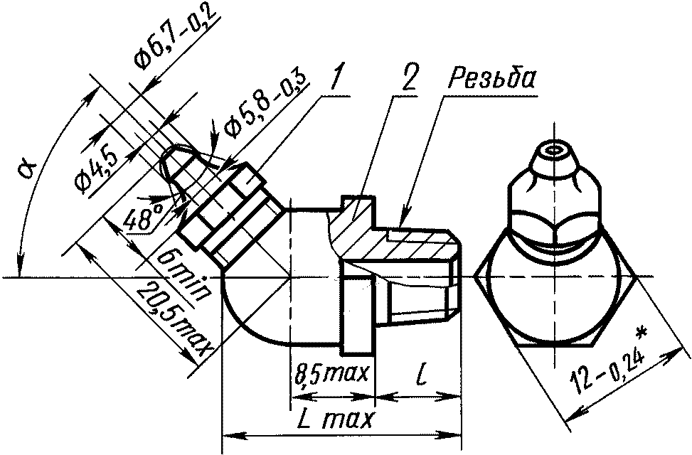 Масленка на чертеже