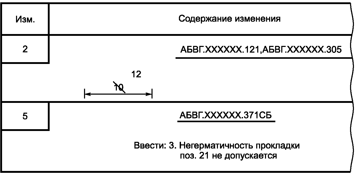 Графа 18. Пояснения к ГОСТ 2.503. Шаблоны ГОСТ 2.503-2013. Графа срок изменения в извещении. Порядковый номер лота в составе извещения.