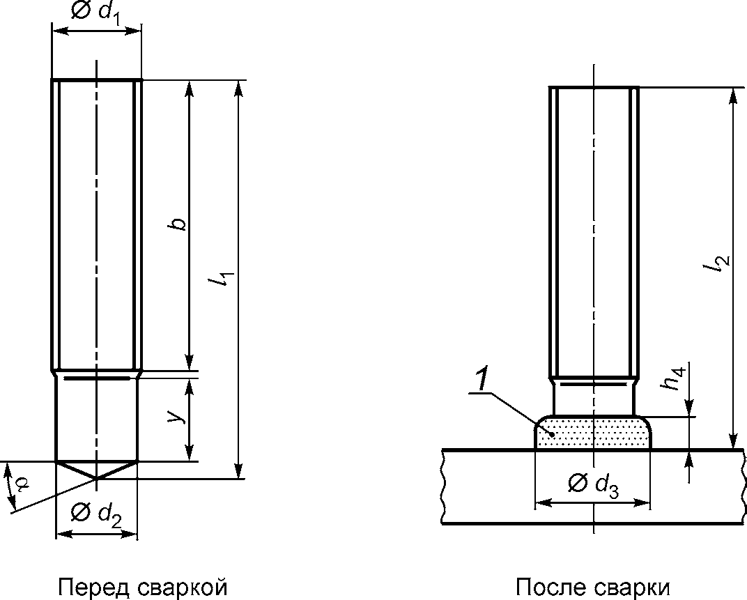 Диаметр шпильки. Шпилька ГОСТ Р 55738-2013. Шпильки приварные ГОСТ Р 55738-2013. Шпилька упор sd3-19х100-в-ГОСТ Р 55738-2013. Сварка шпилек ГОСТ.