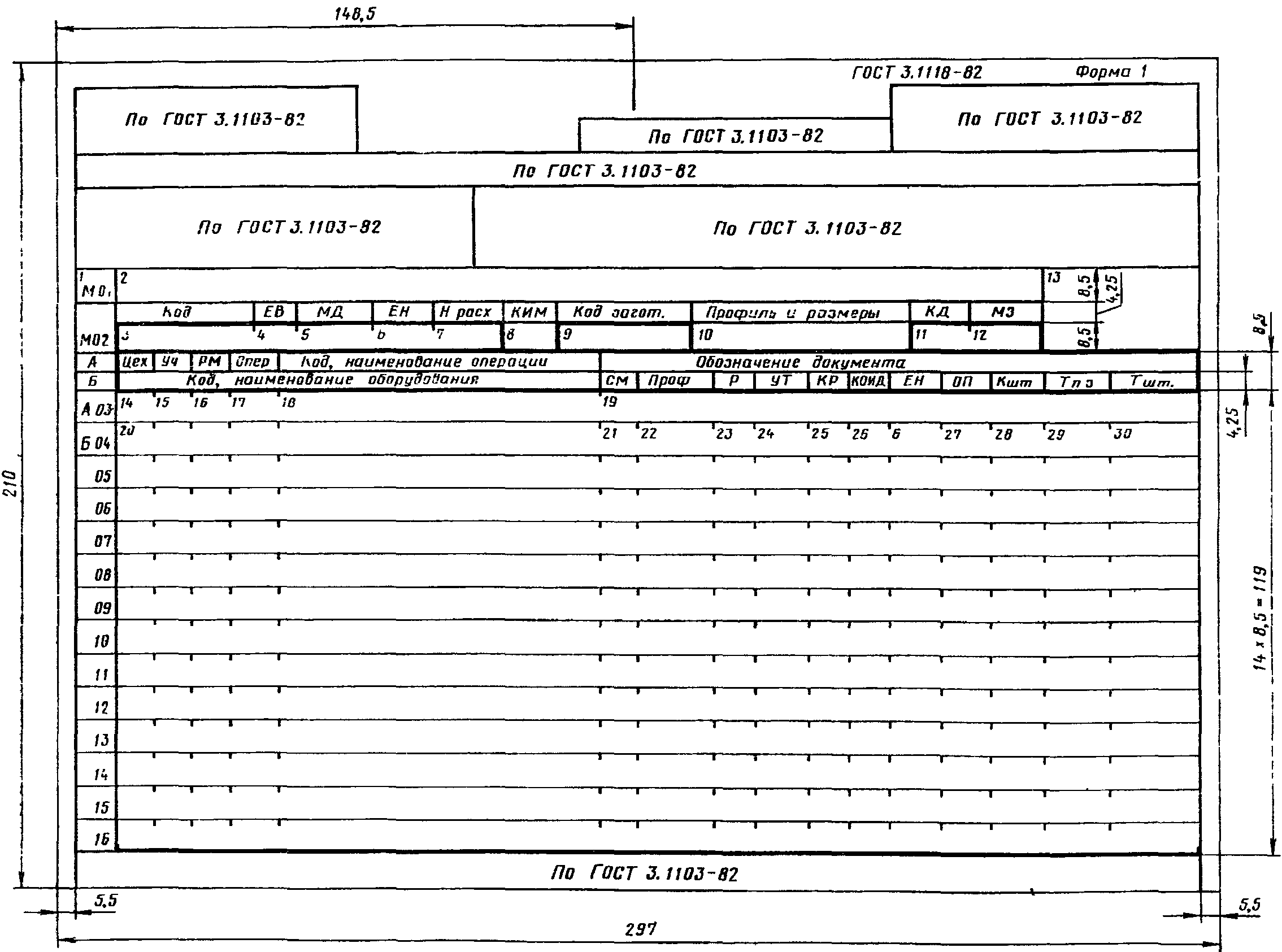 Карточка а1. Маршрутная карта ГОСТ 3.1118-82 форма 1. Маршрутная карта по ЕСТД. Маршрутная карта технологического процесса 3.1118-82. ГОСТ 3.1118-82 ЕСТД.