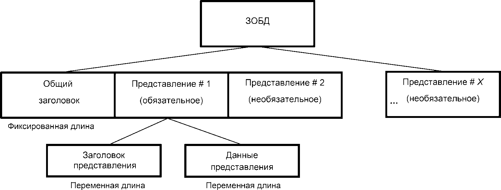 Структура записи