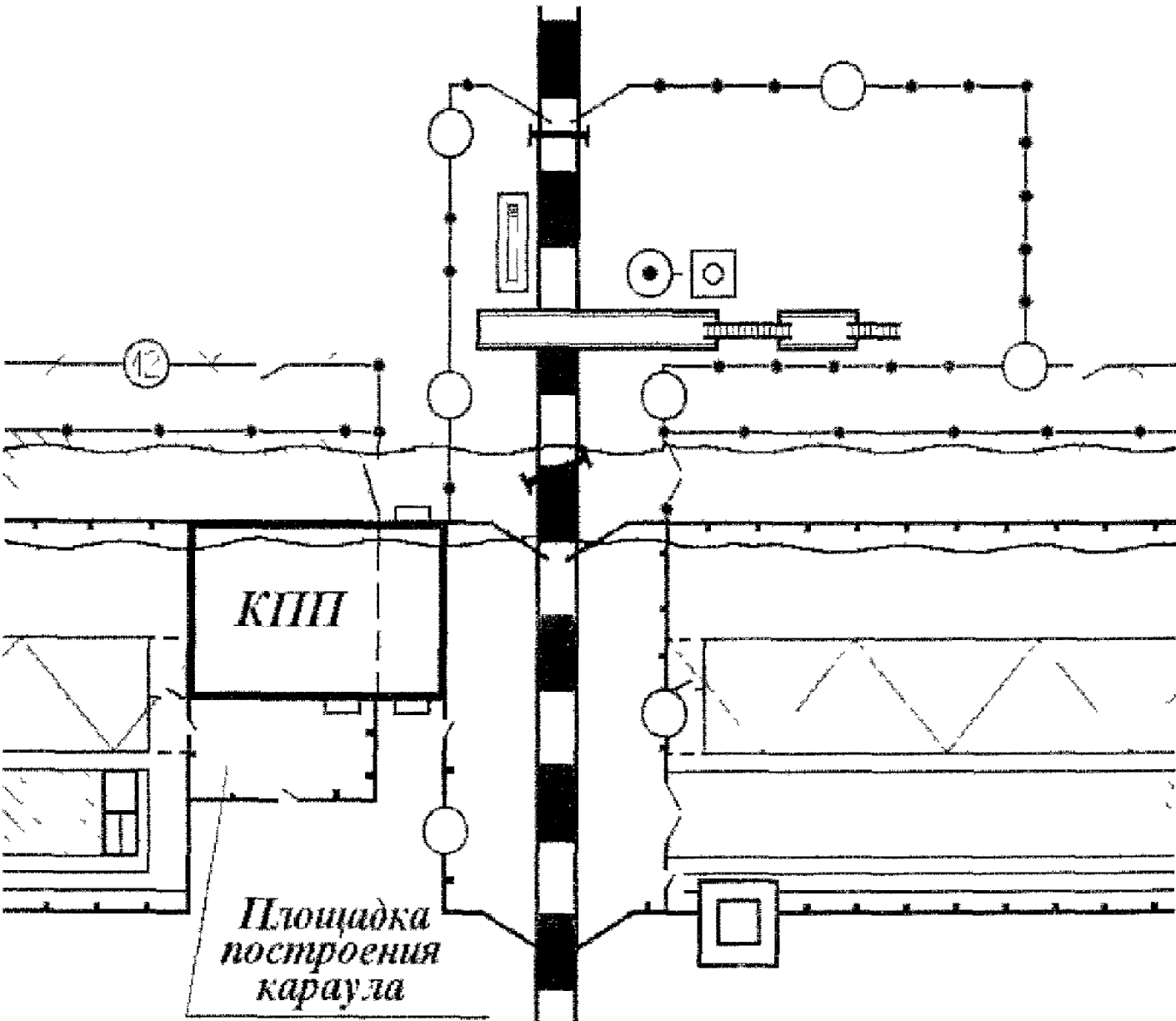 Схема контрольно пропускного пункта