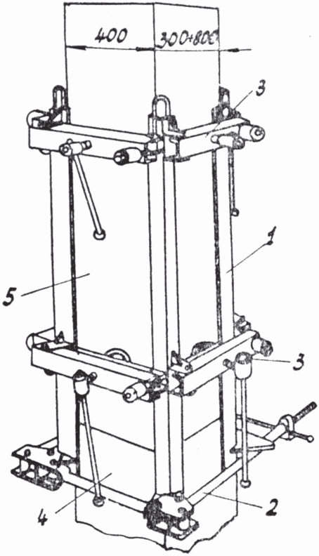Устройством 4. Кондуктор для монтажа колонн 400х400 чертеж. Кондуктор для монтажа жб колонн. Кондуктор для сборки сварочных колонн. Кондуктор для колонн 400х400 чертёж.