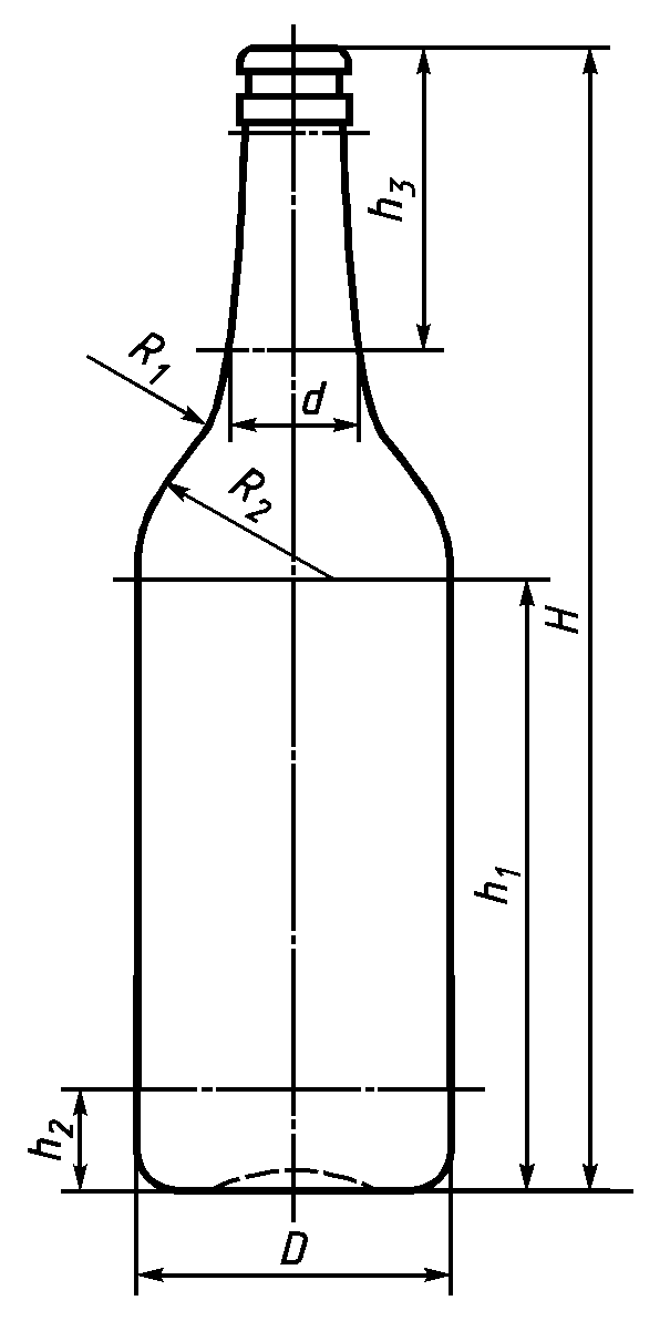 Типы бутылок. Размер бутылки вина. Наружный диаметр бутылки. По ГОСТУ бутылка шампанского высота-.