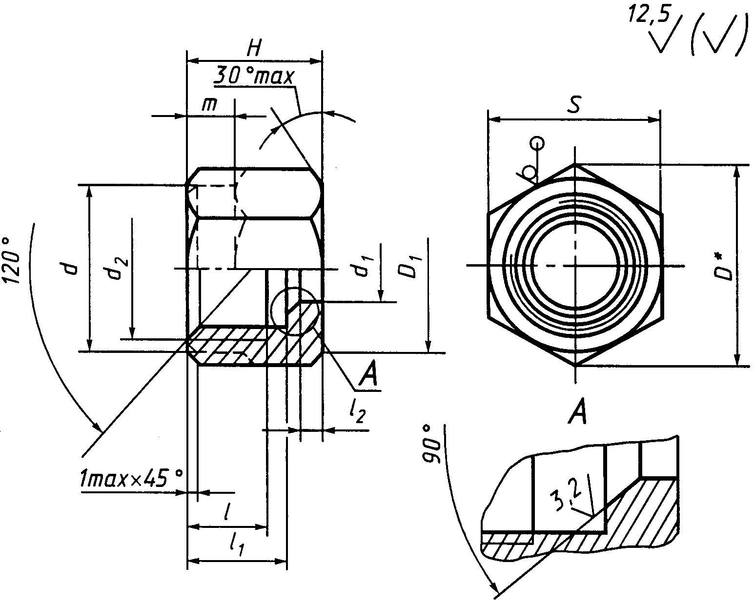 Гайка накидная g1 1/2 ГОСТ