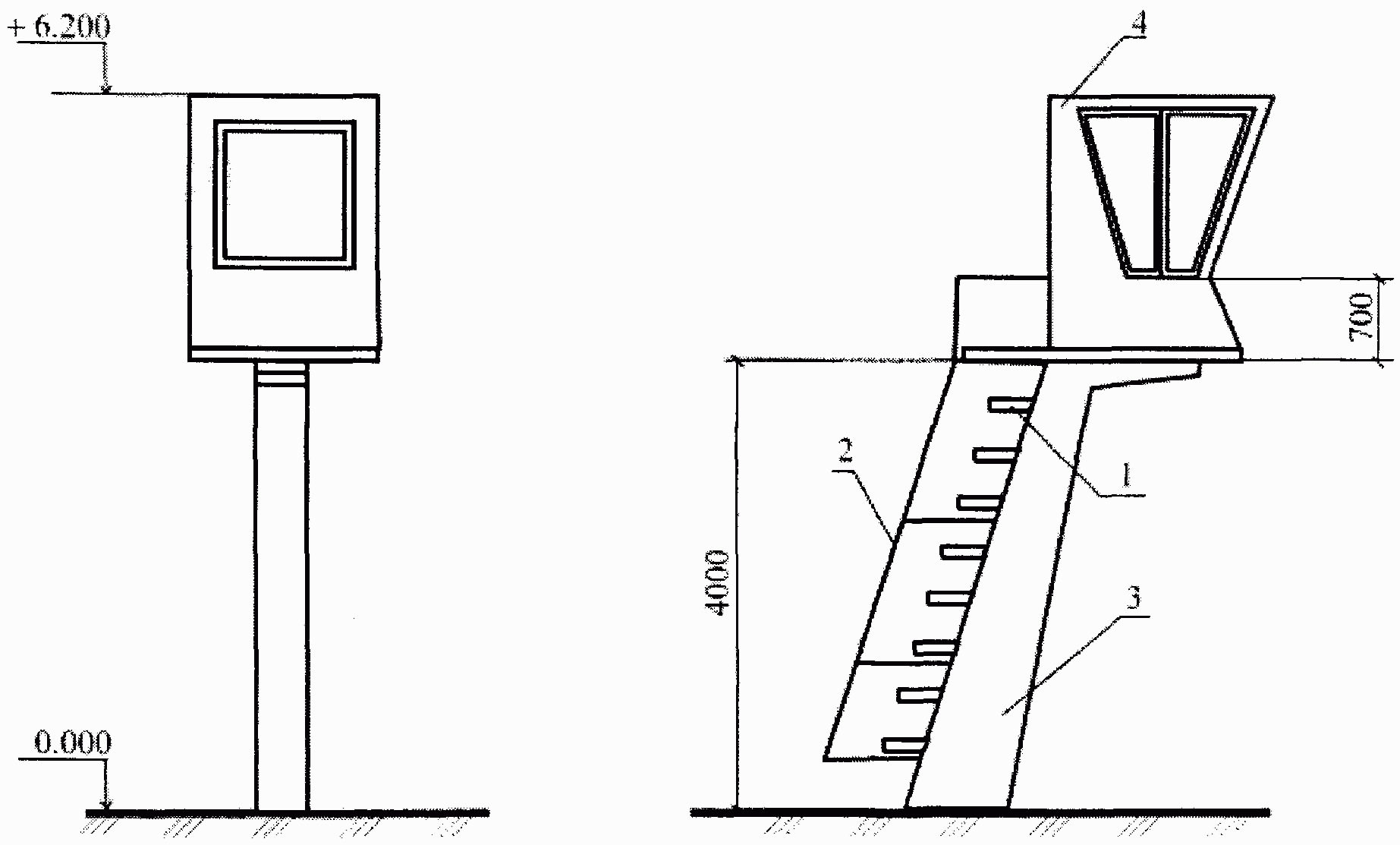 Смотровая вышка чертеж