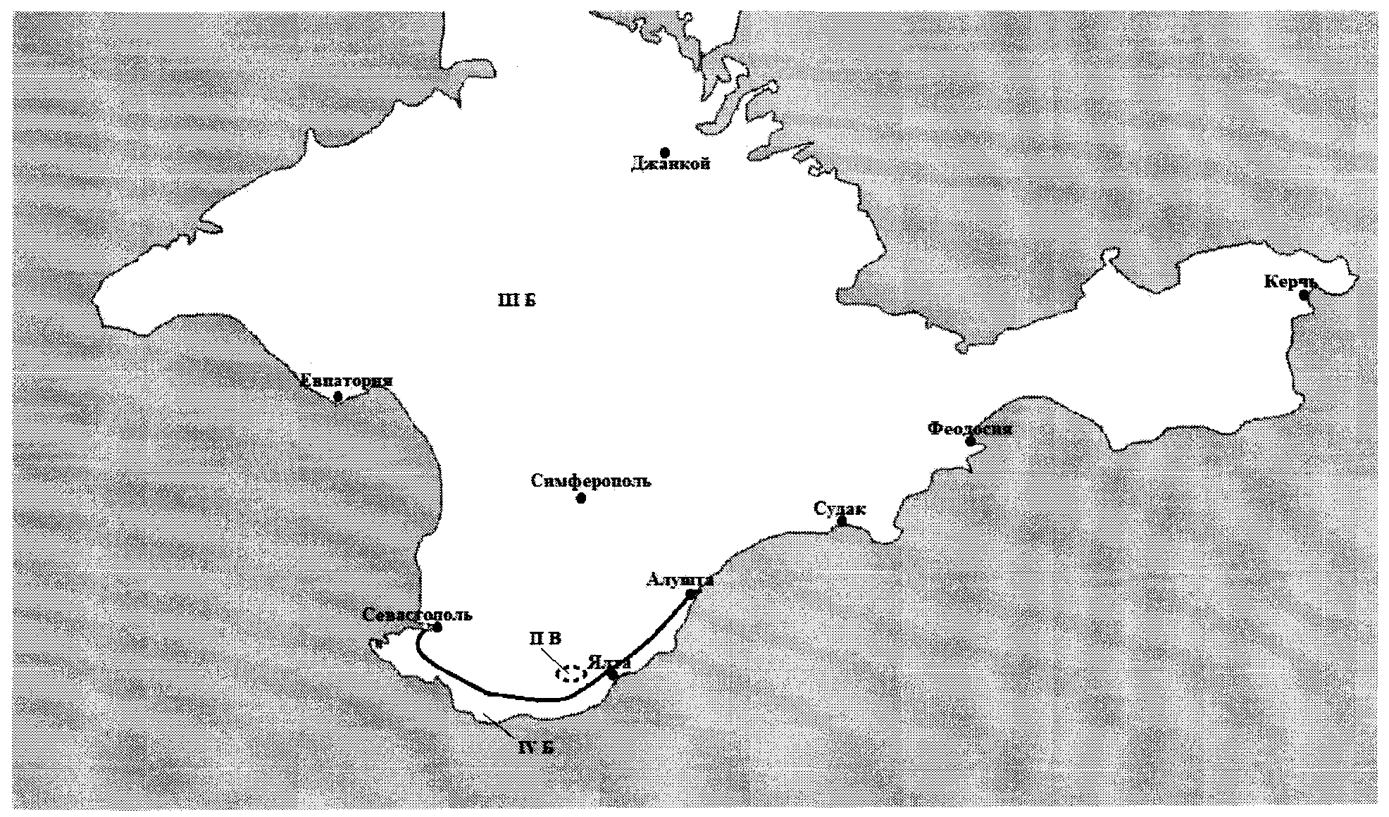 Климатическая карта крым