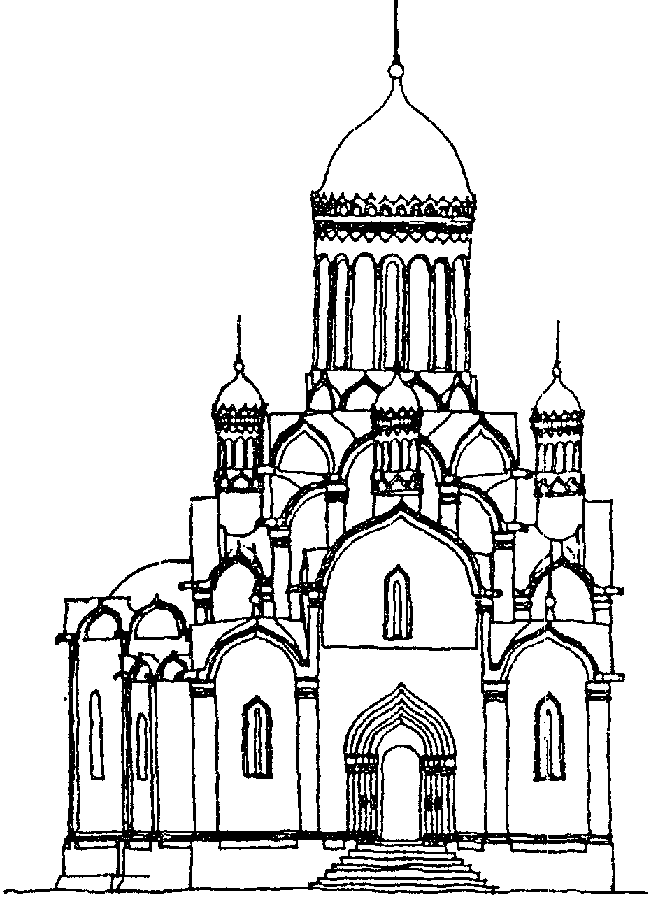 Древнерусские соборы изображаем древнерусский храм. Спасский собор Андроникова монастыря отмывка. Собор Спасо-Андроникова монастыря реконструкция. Ярославль Спасо-Преображенский собор чб. Спасский собор Андроникова монастыря рисунок карандашом.