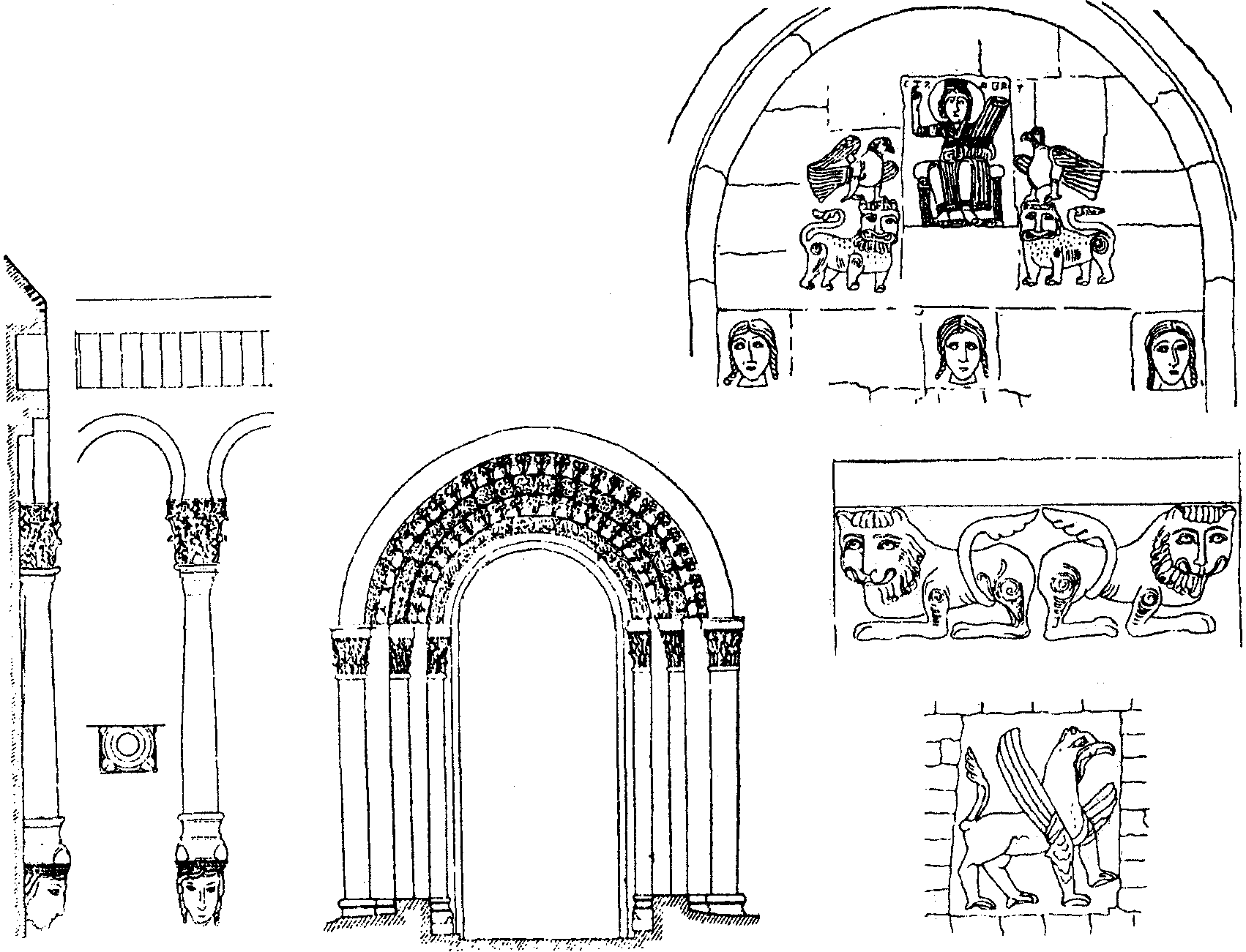 Рельеф на храме чертеж