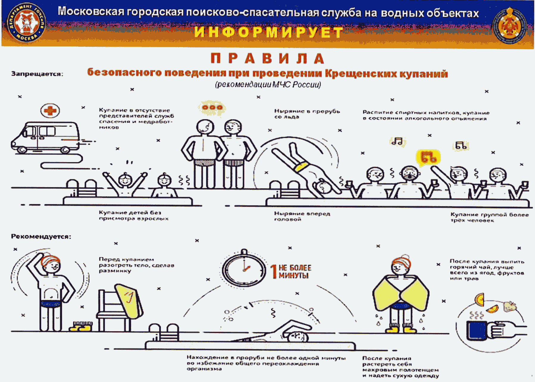 Методические рекомендации мчс 2021 г. Правила безопасности при проведении крещенских купаний. Правила поведения при крещенских купаниях. Рекомендации МЧС. Крещенские купания памятка МЧС.