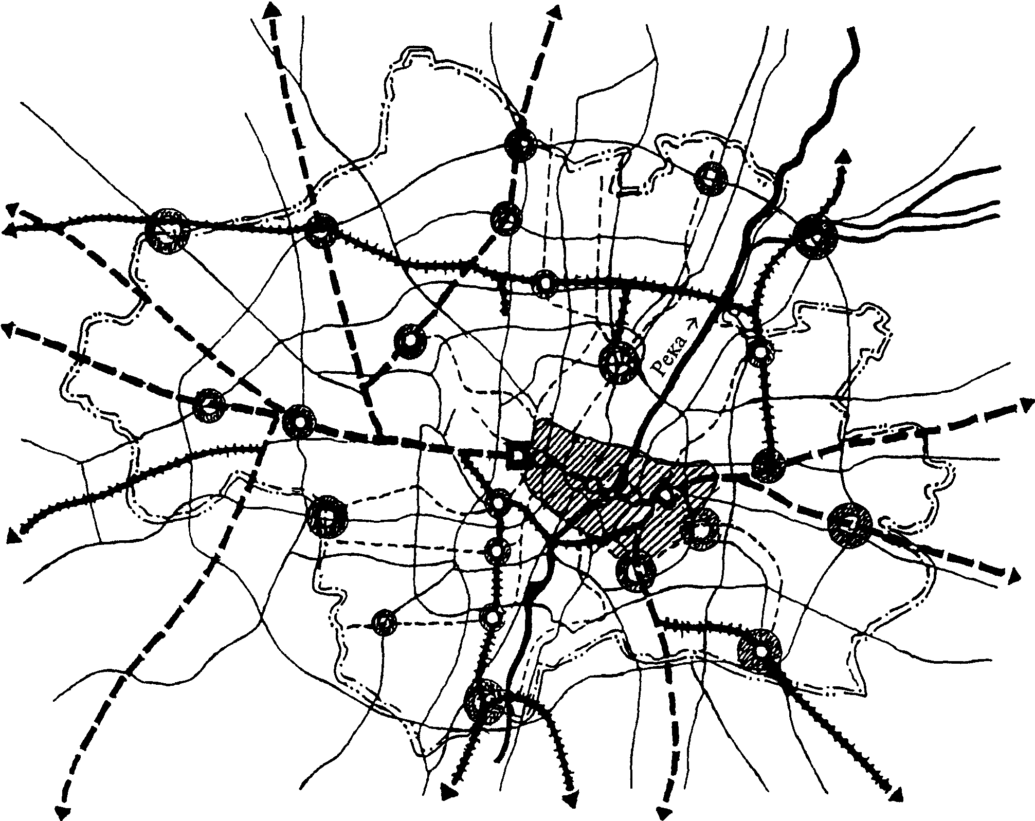 Кольцевая схема города - 91 фото