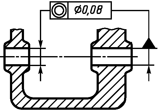 Соосность отверстий на чертеже гост