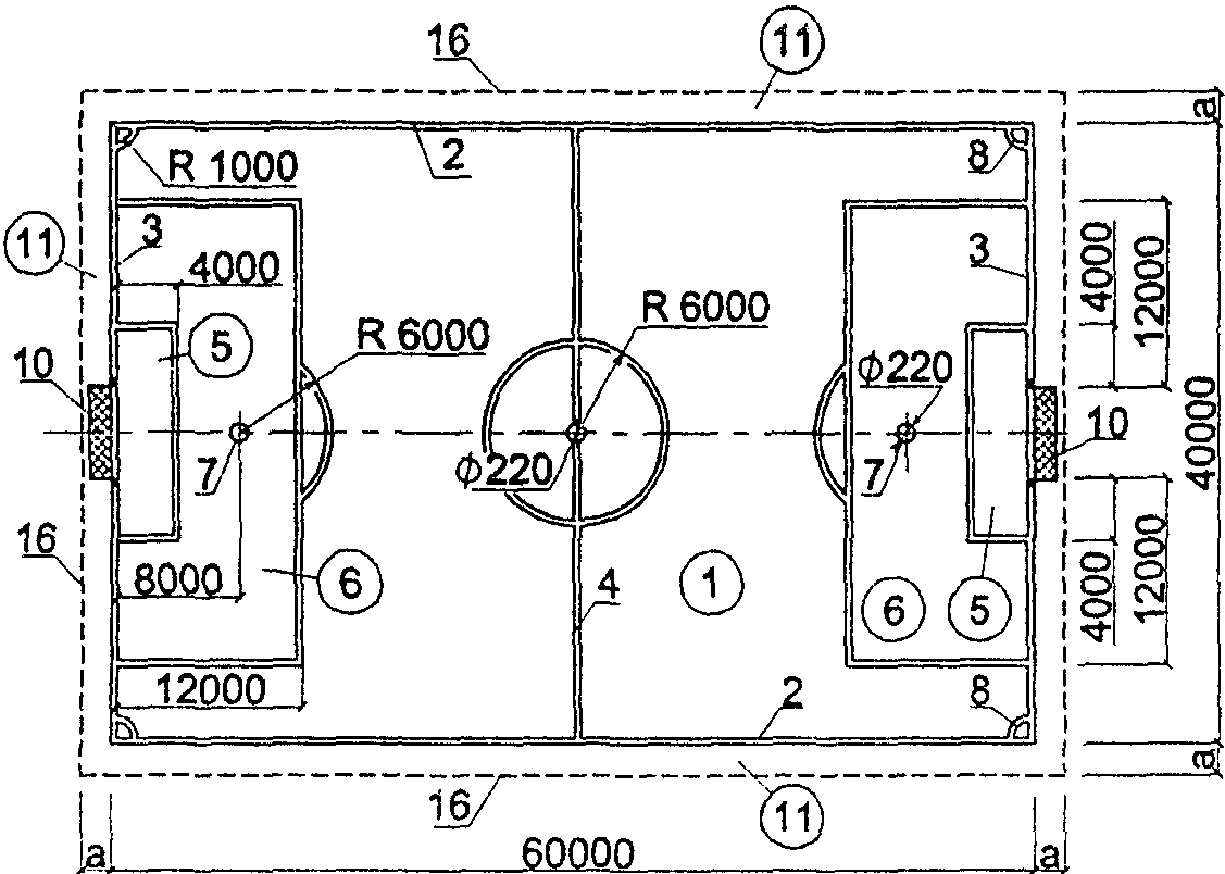Схема размеры футбольного поля