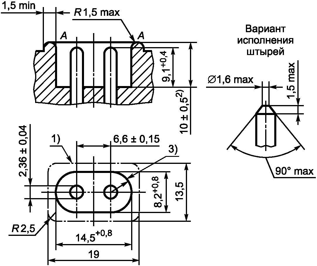 Разъем на чертеже