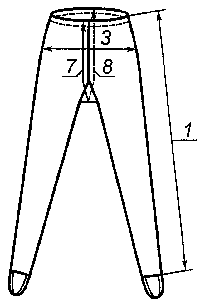 Рейтузы схема. Рейтузы. ГОСТ 31409-2009 изделия трикотажные Верхние для женщин и девочек. Технический рисунок брюк рейтузы. Рейтузы ГОСТ.