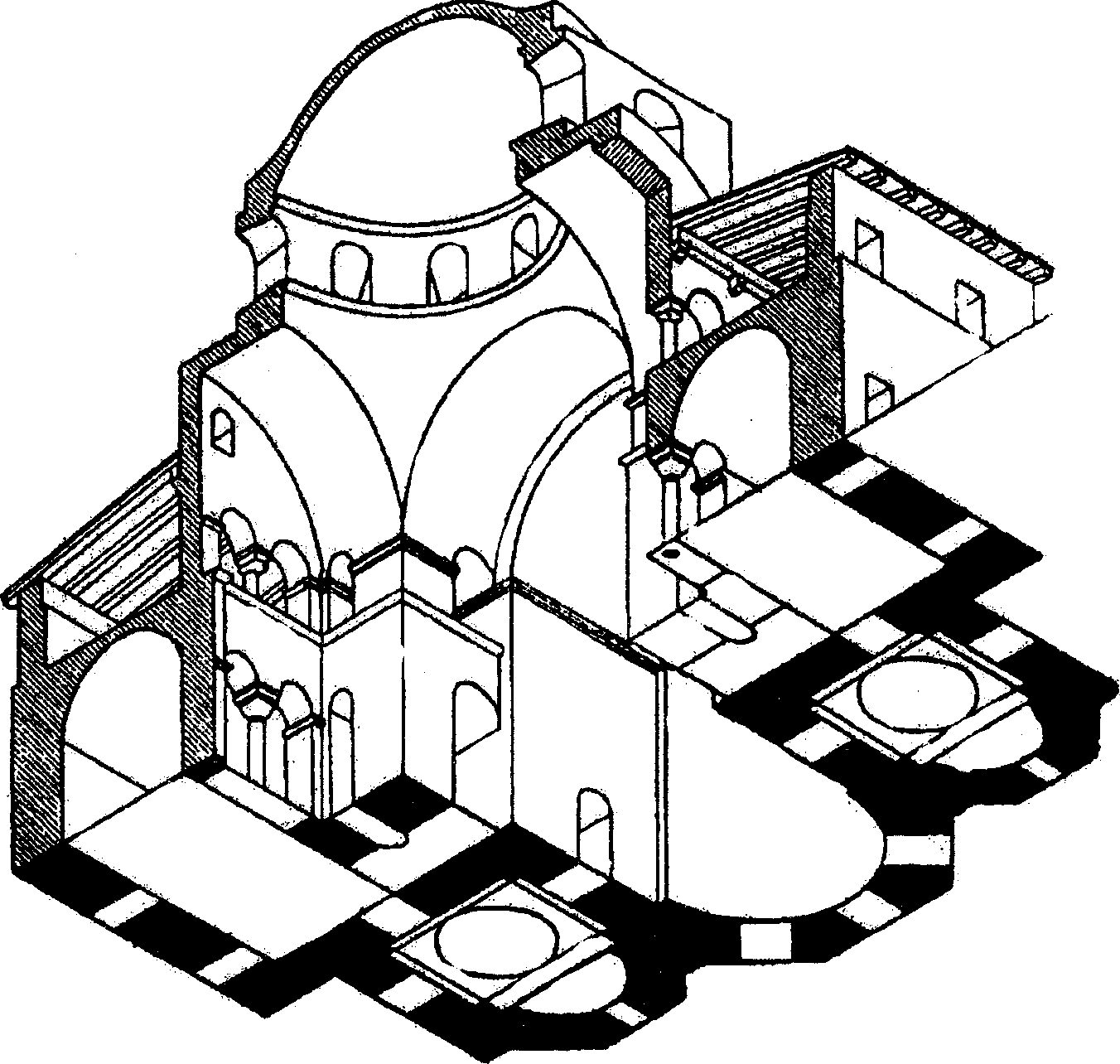 крестово купольный тип храма