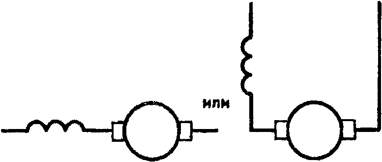 Как на схеме изображается электродвигатель