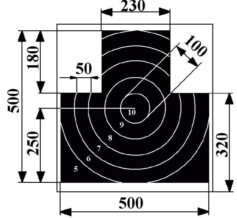 Мишень 4. Грудная мишень 4. Мишень №4 