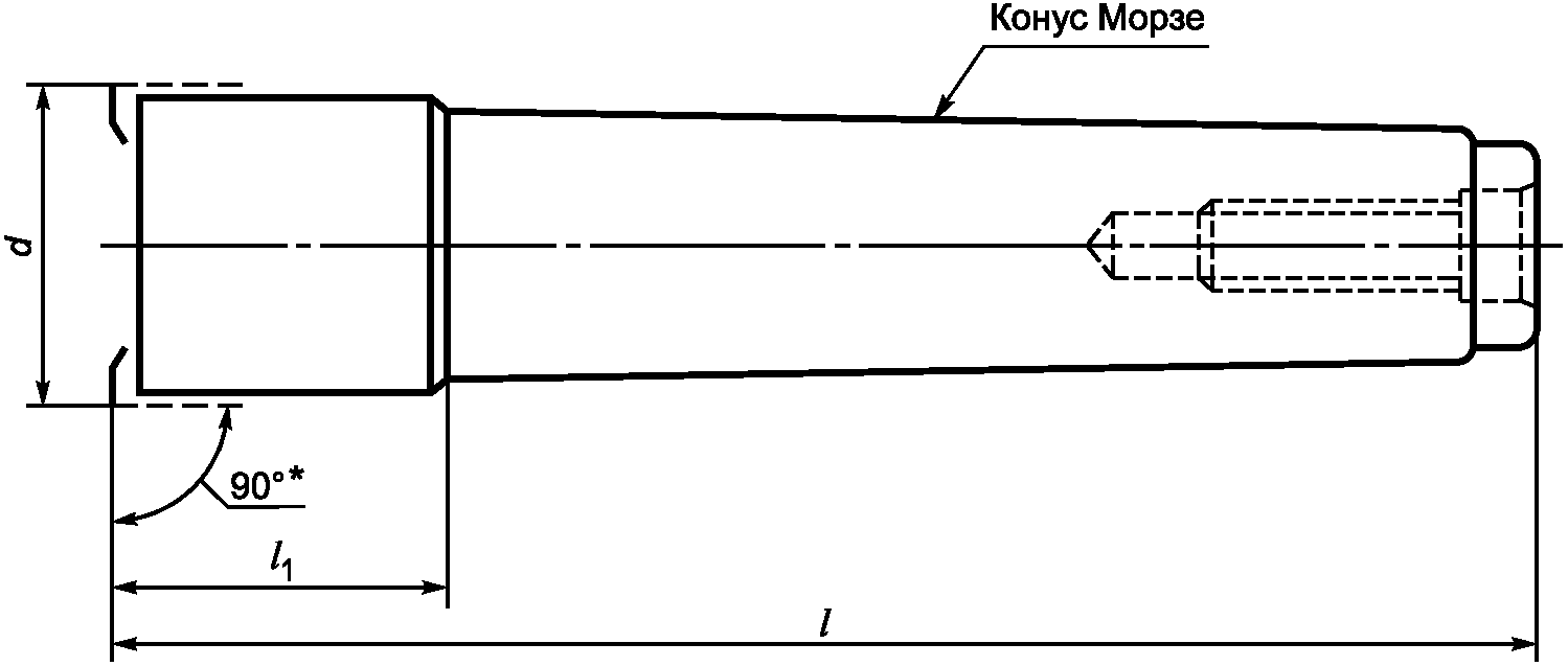 Конус морзе чертеж