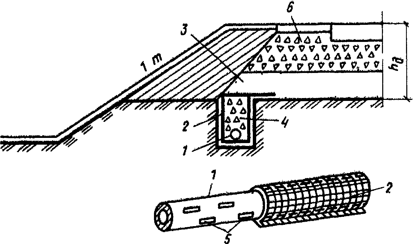 Строительство водоотводной канавы. Поперечный дренаж земляного полотна. Поперечные дренажные прорези. Типовые конструкции земляного полотна 4. Канава земляного полотна.