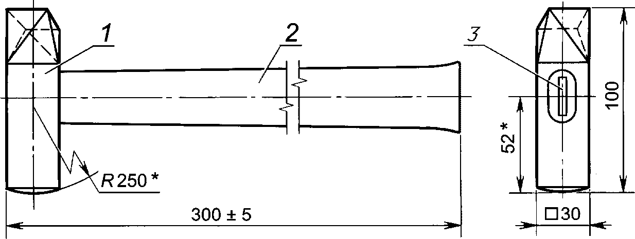 Чертеж молотка. Молоток столярный типа МСТ-3 по ГОСТ 11042. Чертёж Бойка киянки. Соединение молотка. ГОСТ чертеж молоток.