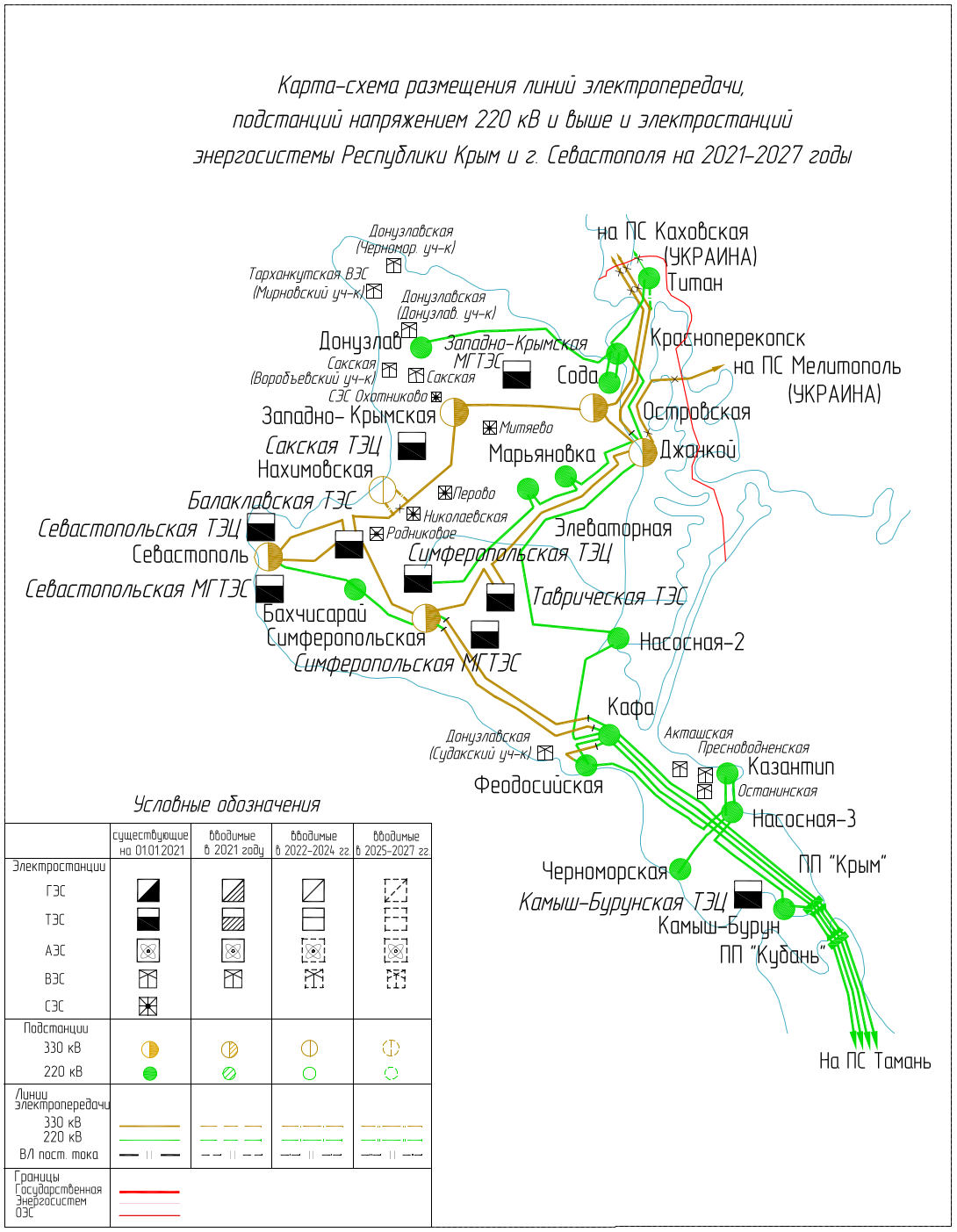 Карта подстанций мрск