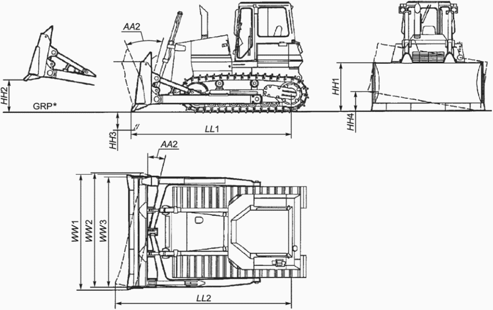 габариты бульдозера. 01я1бр-1. четра т-25 ширина отвала. Liebherr pr 742. габариты бульдозера.