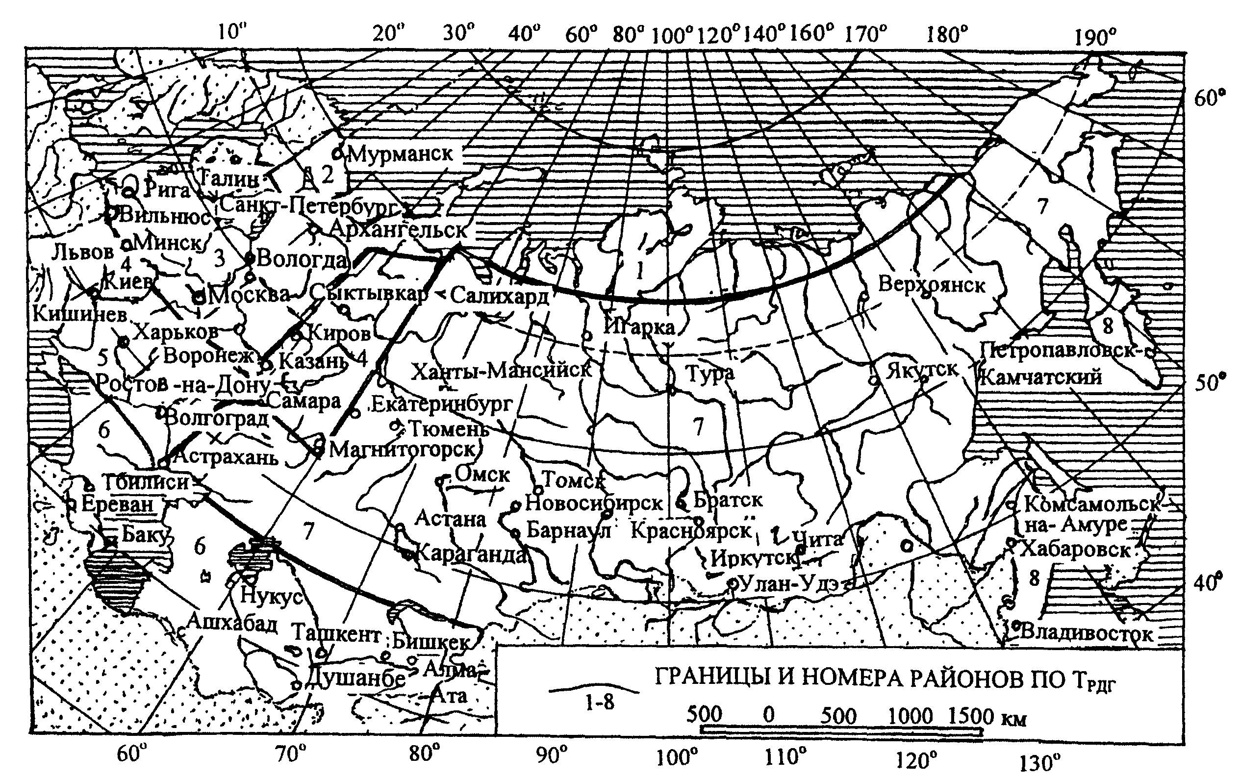 Дорожно климатическая зона карта