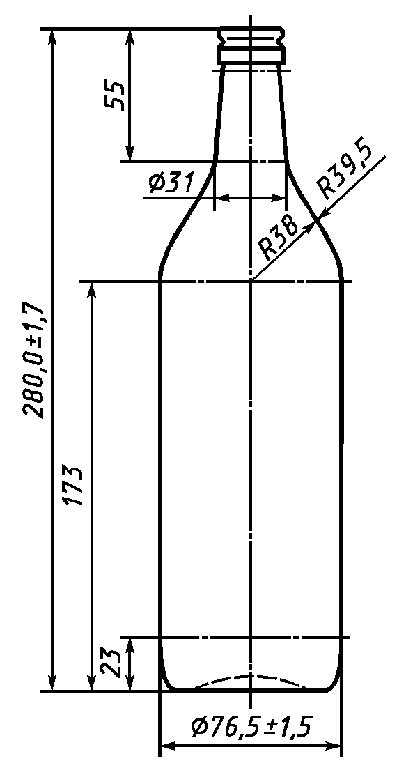 Чертеж бутылки. Размер стандартной винной бутылки 0.75. Диаметр винной бутылки 0.75 ГОСТ. Стандартный размер винной бутылки. Чертеж винной бутылки 0.75.