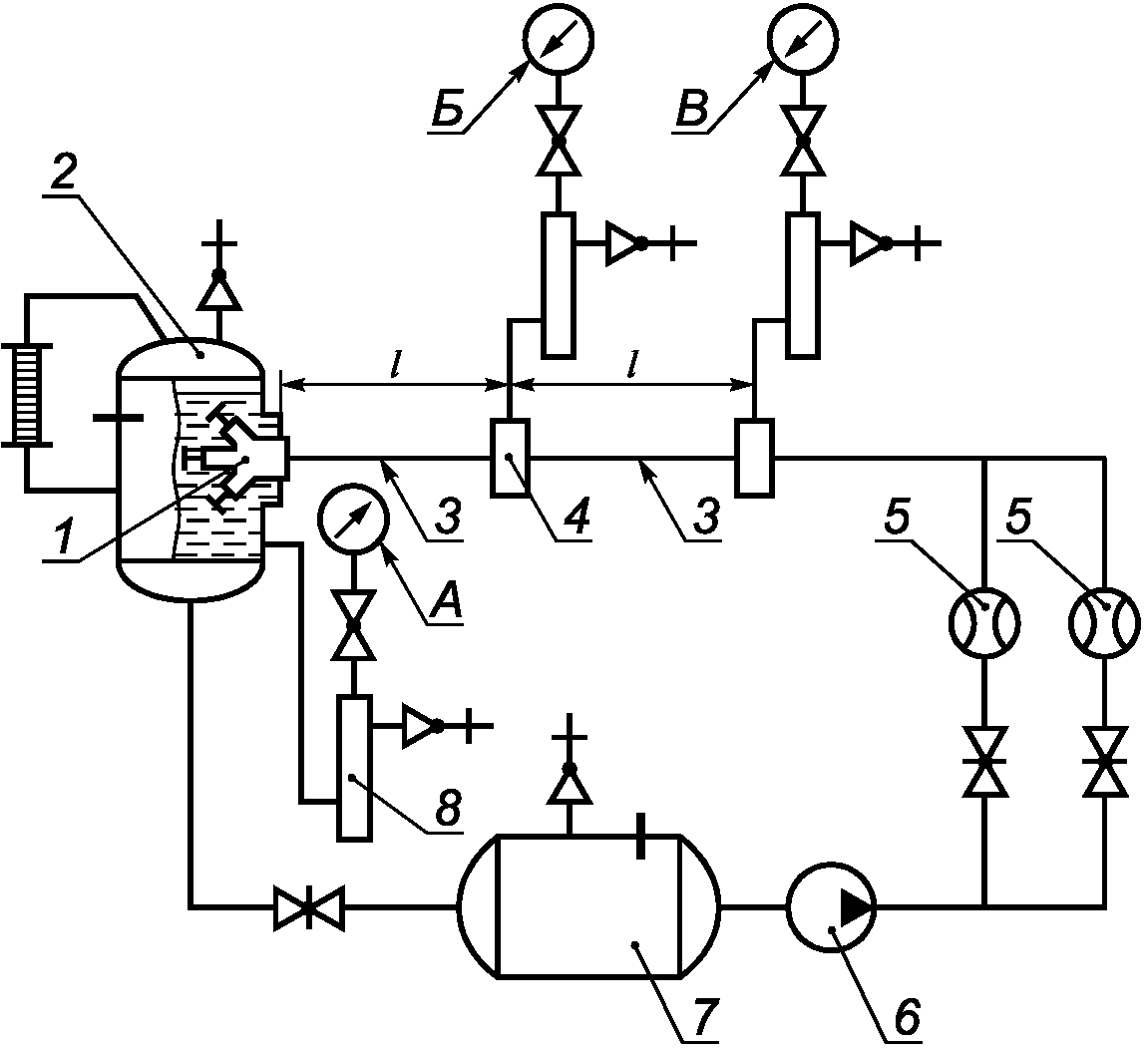 Обозначение манометра на схеме трубопровода гост