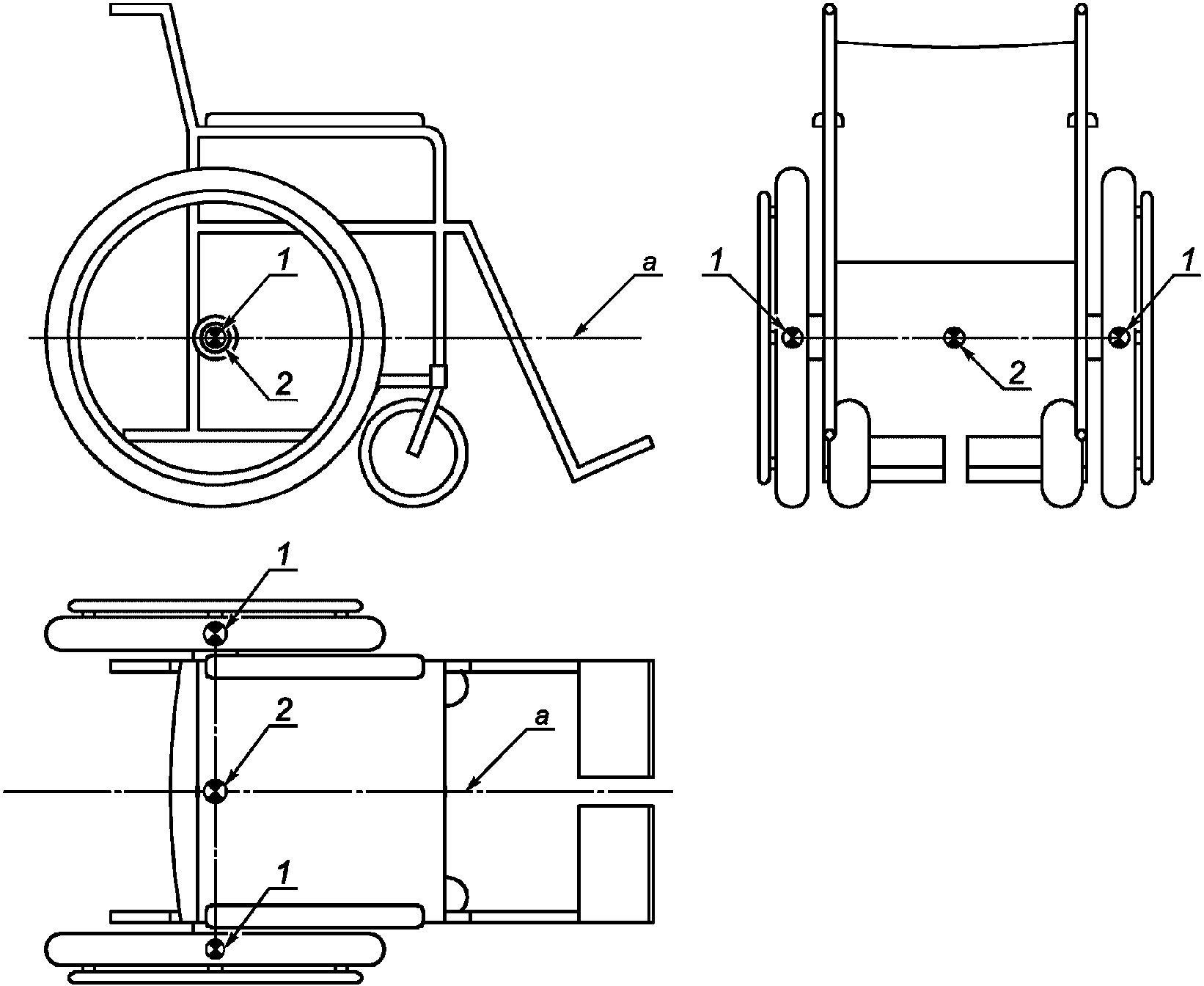 Инвалидная коляска чертеж в тефлексе .GRB