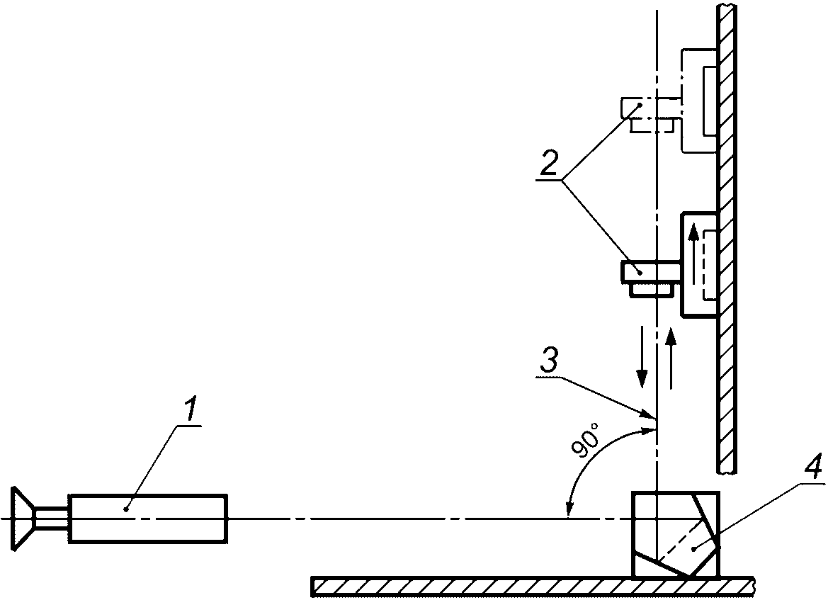 Луч 4 схема. Датчик контроля увода полотна от перпендикулярности. Проверка перпендикулярности струной с грузиком. Проверка перпендикулярности реза короба двери.
